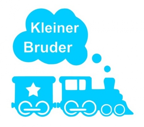 Kleiner Bruder Bügelbild